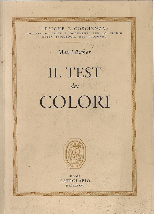 Il test dei colori - Max Lüscher - copertina