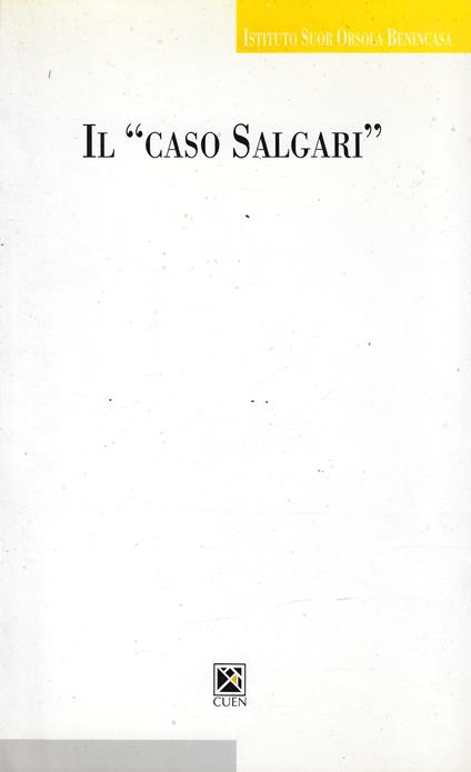 Il caso Salgari - copertina