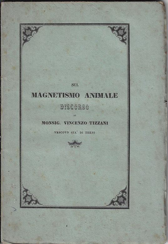Sul magnetismo animale : discorso - copertina