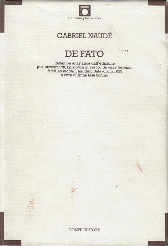 De fato - copertina