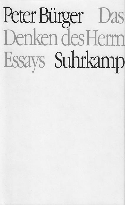 Das Denken des Herrn: Bataille zwischen Hegel und dem Surrealismus - copertina