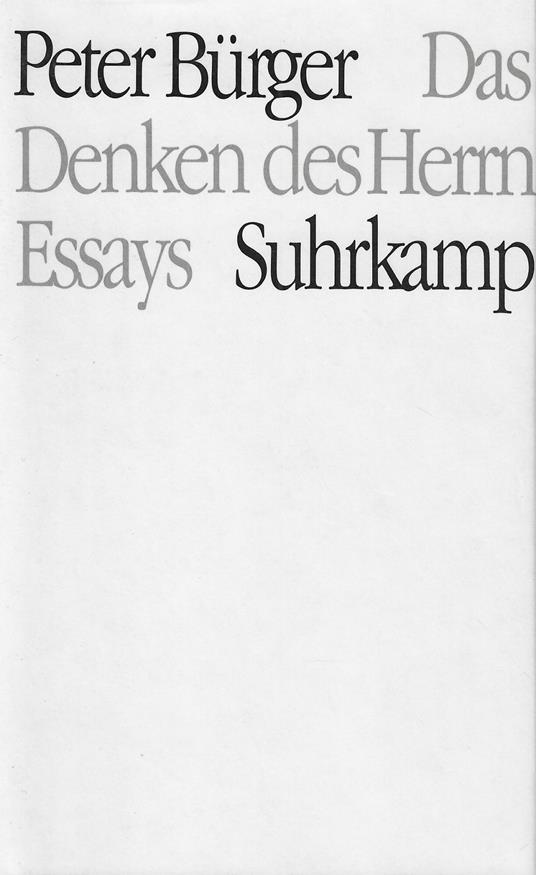 Das Denken des Herrn: Bataille zwischen Hegel und dem Surrealismus - copertina