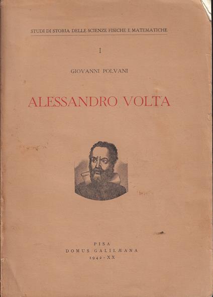 Alessandro Volta - copertina