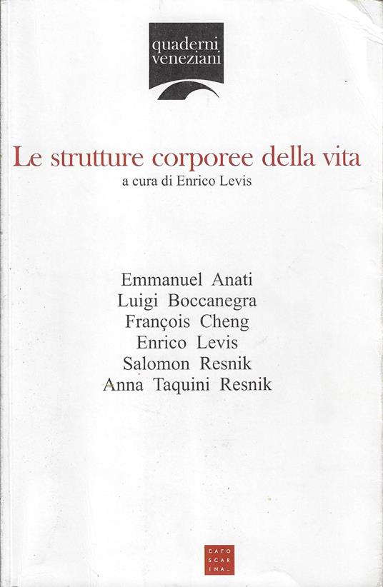 Le strutture corporee della vita - copertina