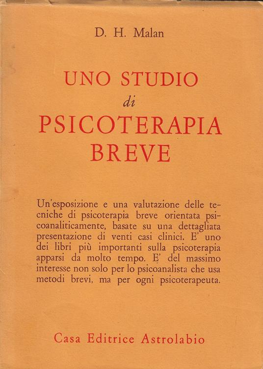 Uno studio di psicoterapia breve - copertina