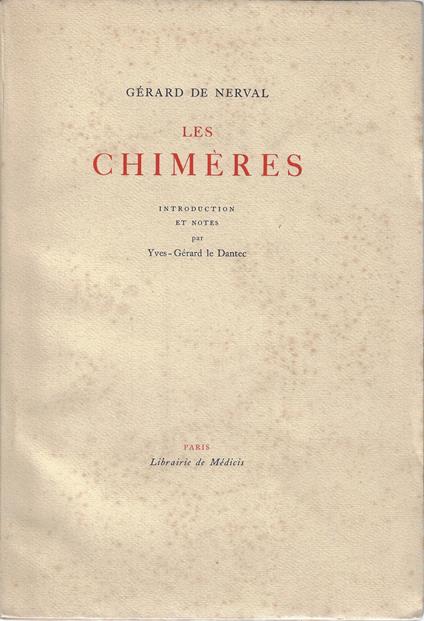 Les chimères - copertina