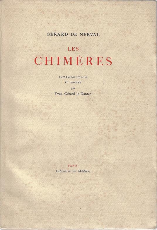 Les chimères - copertina