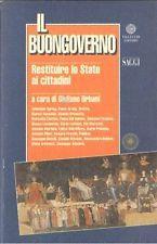 Il Buongoverno - Giuliano Urbani - copertina