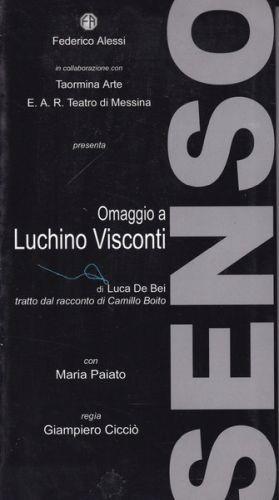 Senso di Luca De Bei. Omaggio a Luchino Visconti - Ernesto G. Laura - copertina