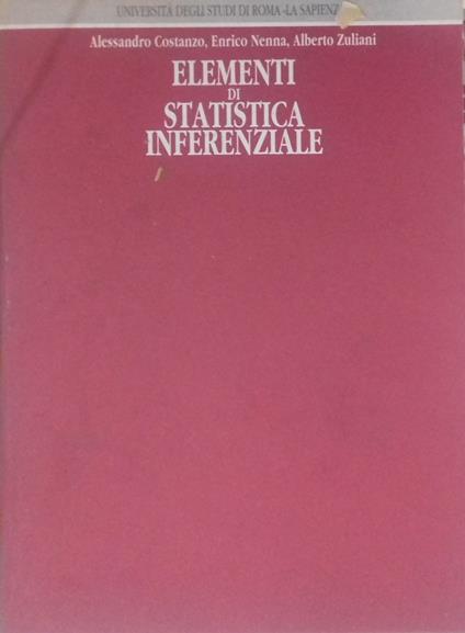 Elementi di statistica inferenziale - copertina