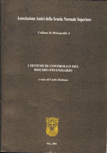 I sistemi di controllo del rischio finanziario - copertina