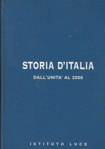 Storia d'Italia dall'unità al 2000 - copertina
