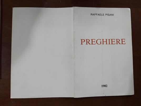 Preghiere - Raffaele Pisani - copertina
