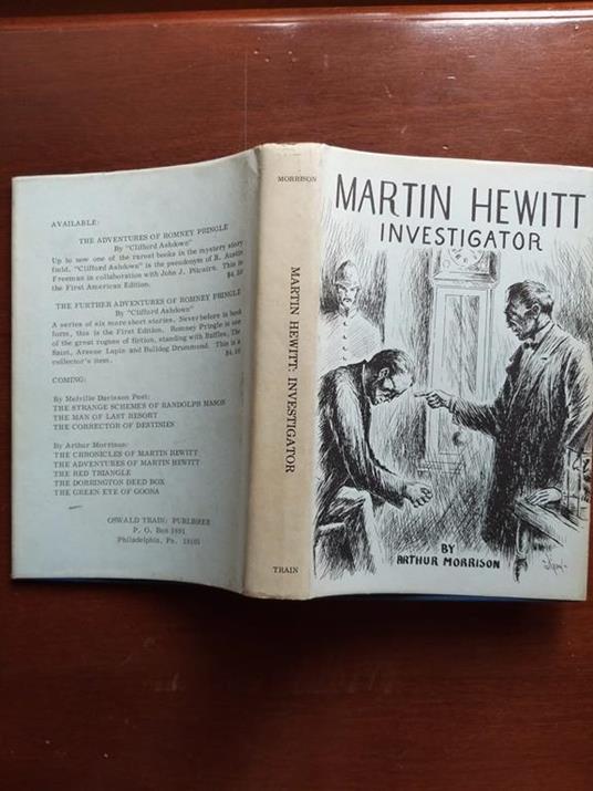Martin Hewitt: Investigator - Arthur Morrison - copertina