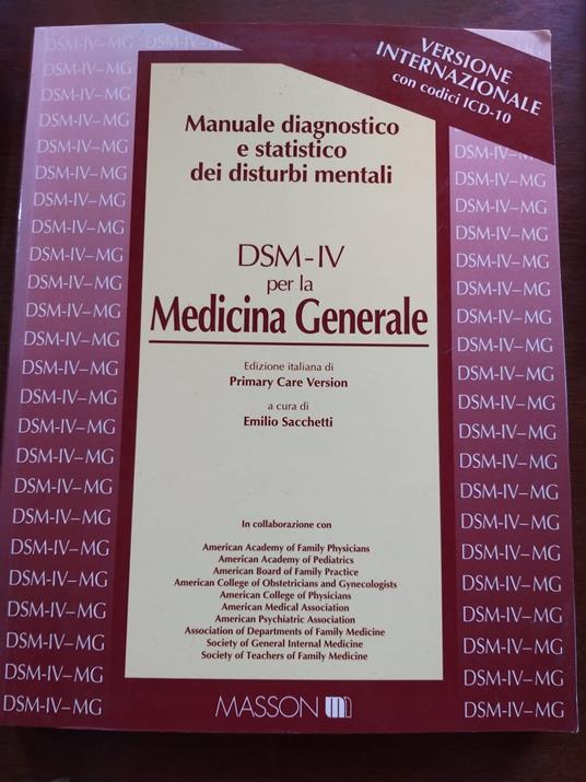 DSM-IV per la Medicina Generale - copertina