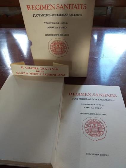 Regimen sanitatis - Andrea Sinno - copertina