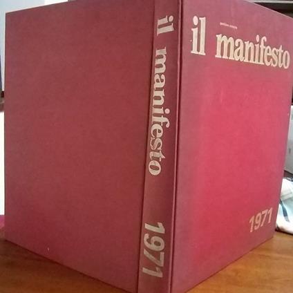 Quotidiano comunista Il manifesto - copertina