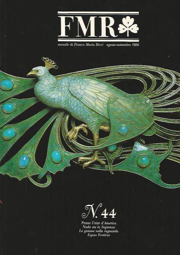 Fmr. Mensile Di Franco Maria Ricci. Agosto-Settembre 1986 - Franco Maria Ricci - copertina