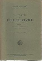 Istituzioni di diritto civile. Volumi 1-2