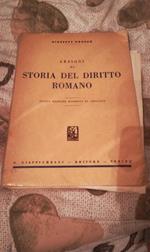 Lezioni Di Storia Del Diritto Romano