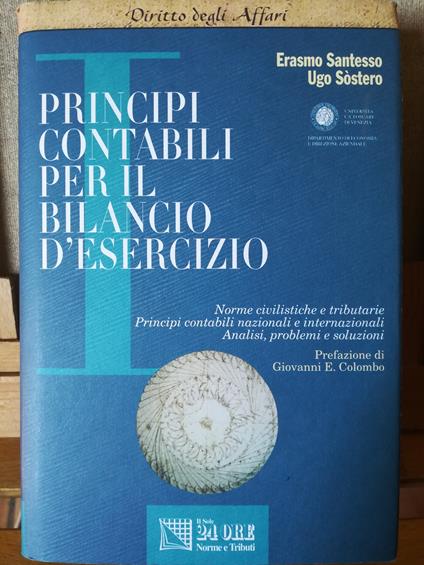 Principi contabile per il bilancio d'esercizio. Norme civilistiche e tributarie. Principi contabile. Analisi e soluzioni - copertina