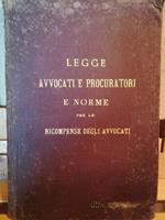 La legge che regola l'esercizio delle professioni di avvocato e procuratore (8.6.1874)