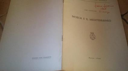 Mosca e il Mediterraneo - copertina