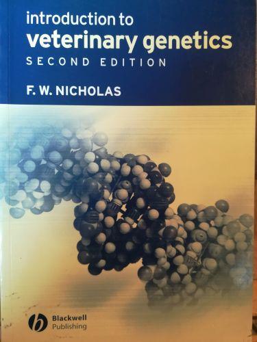 Introduction to Veterinary Genetics - Nicholas Fox Weber - copertina