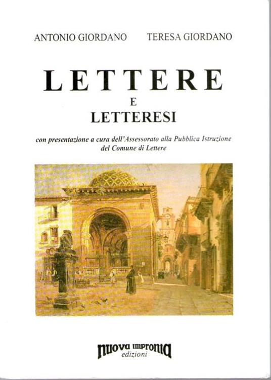 Lettere e letteresi - Alberto Giordano - copertina