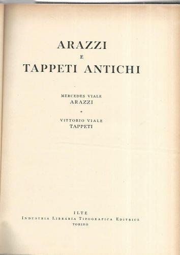 Arazzi e tappeti antichi - copertina
