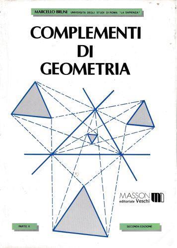 Complementi di geometria parte II - Massimo Bruni - copertina