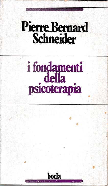 I fondamenti della psicoterapia - copertina