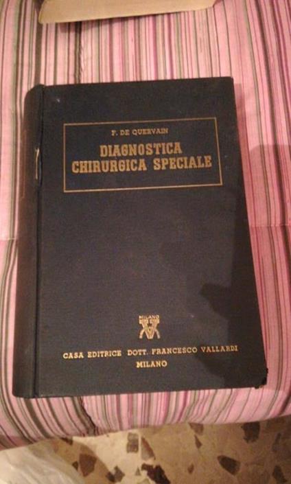 Diagnostica Chirurgica Speciale - Fritz de Quervain - copertina