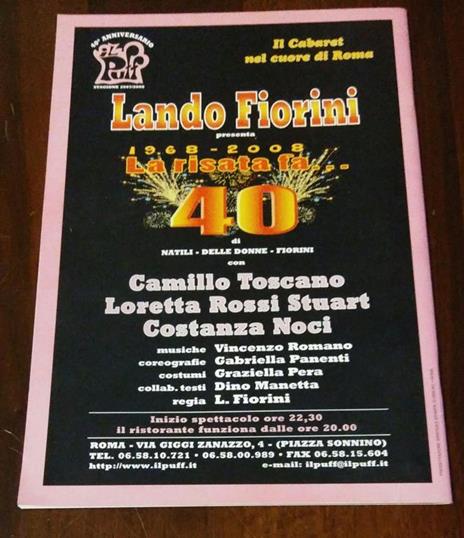 LA Risata Fa 40 - Lidia Fiorini - 2