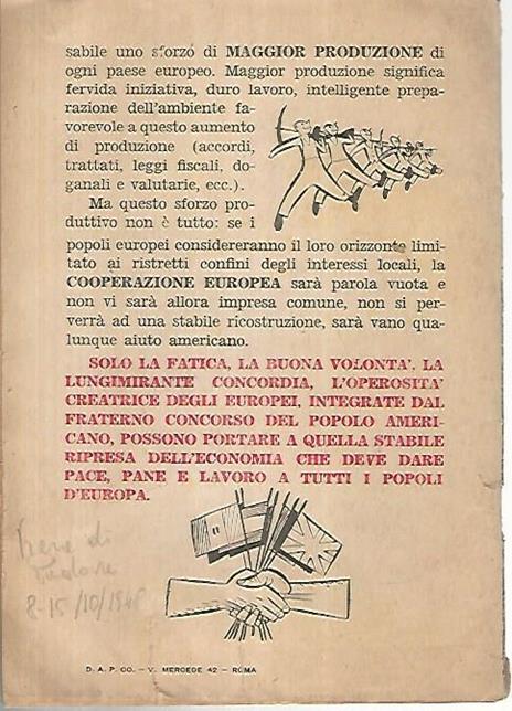 L' ERP in Italia e la ricostruzione Europea - 2
