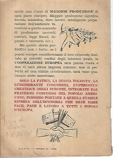 L' ERP in Italia e la ricostruzione Europea - 2