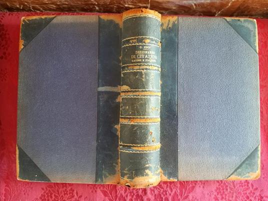 Dizionario di citazioni latine e italiane - Gilberto Finzi - copertina