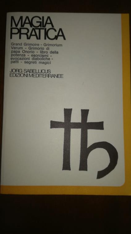 Magia pratica volume 2 - Jorg Sabellicus - copertina