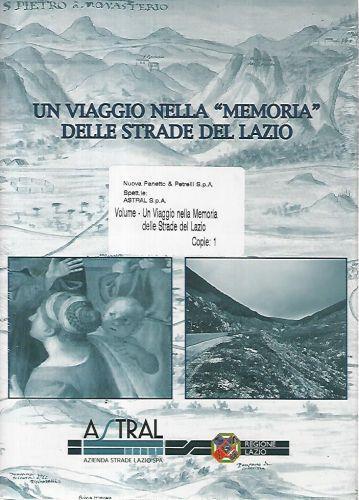 Viaggio nella memoria delle strade del Lazio - copertina