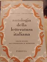Antologia della letteratura italian. Volume II: Dal Cinquecento al Settecento