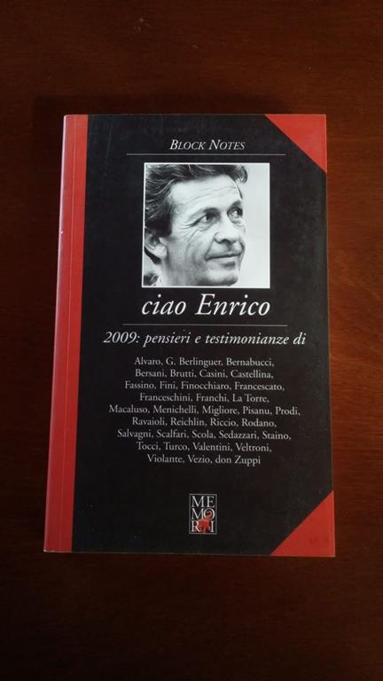 Ciao Enrico - copertina