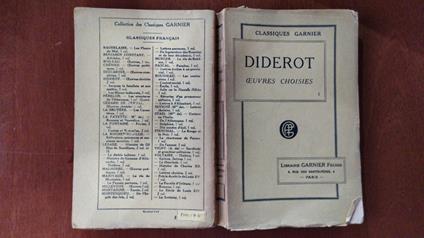 Diderot Oeuvres Choisies de Diderot - Jean-Baptiste d' Alembert - copertina