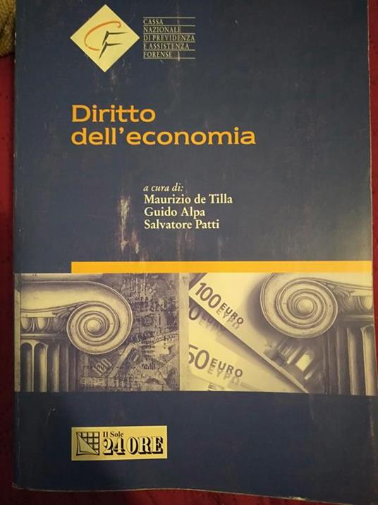 Diritto dell' economia - copertina