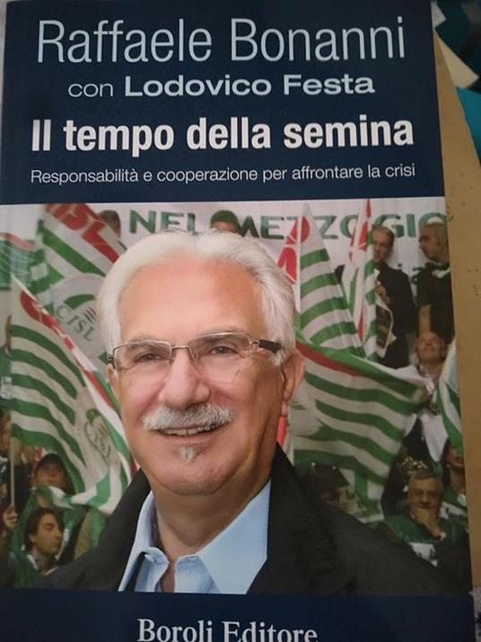 Il tempo della semina - Raffaele Bonanni - copertina