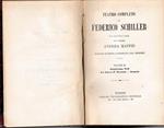 Teatro completo di Federico Schiller, vol 3°, Guglielmo Tell - La sposa di Messina - Semele