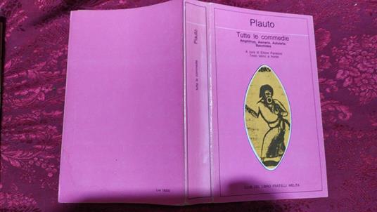 Tutte le commedie - T. Maccio Plauto - copertina
