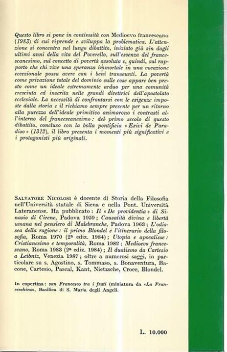 Il francescanesimo tra idealità e storicità - Salvatore Nicolosi - 2