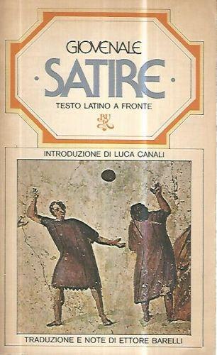 Satire - Giovenale - copertina