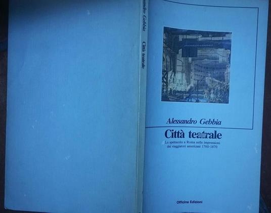 Città teatrale - Alessandro Gebbia - copertina