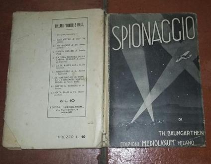 Spionaggio - Th. Baumgarthen - copertina